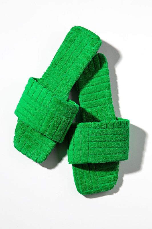 Textured Flat Sandal