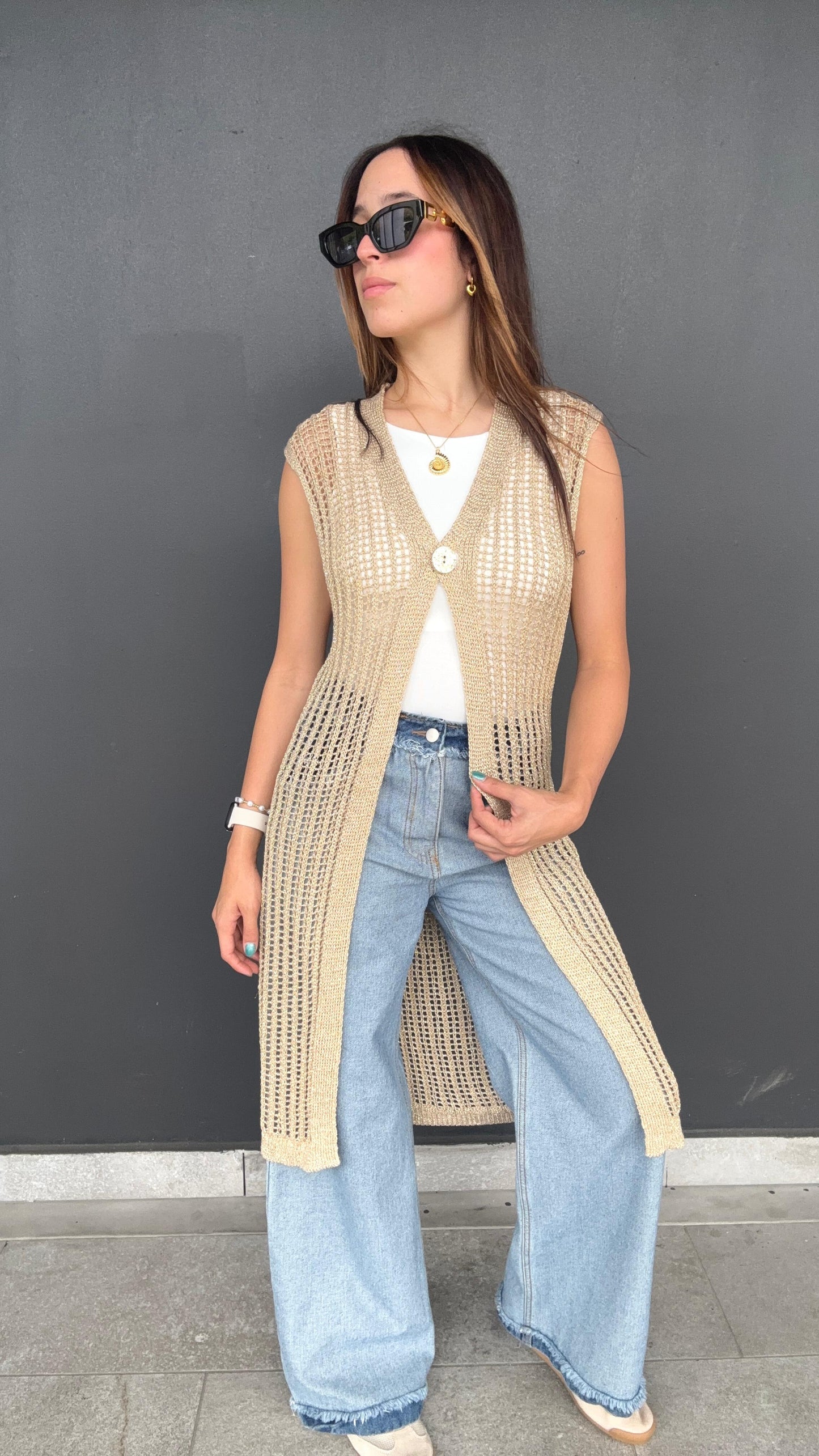 Knit Golden Cardigan