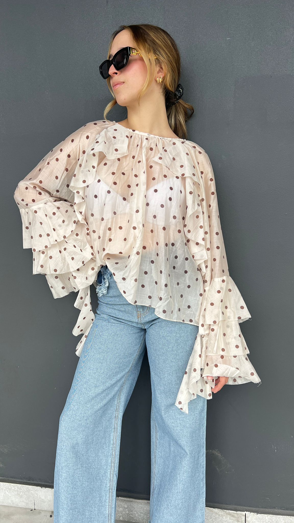 Polka Dots Blouse
