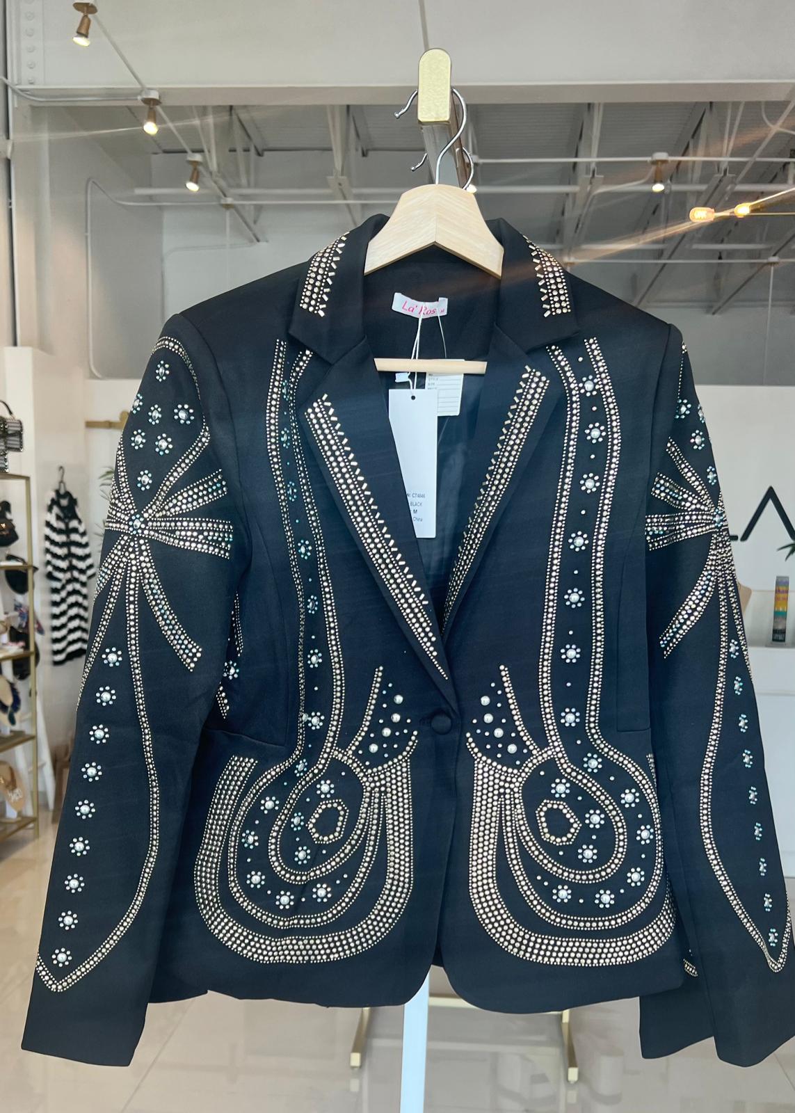 Glam Total Black Jacket