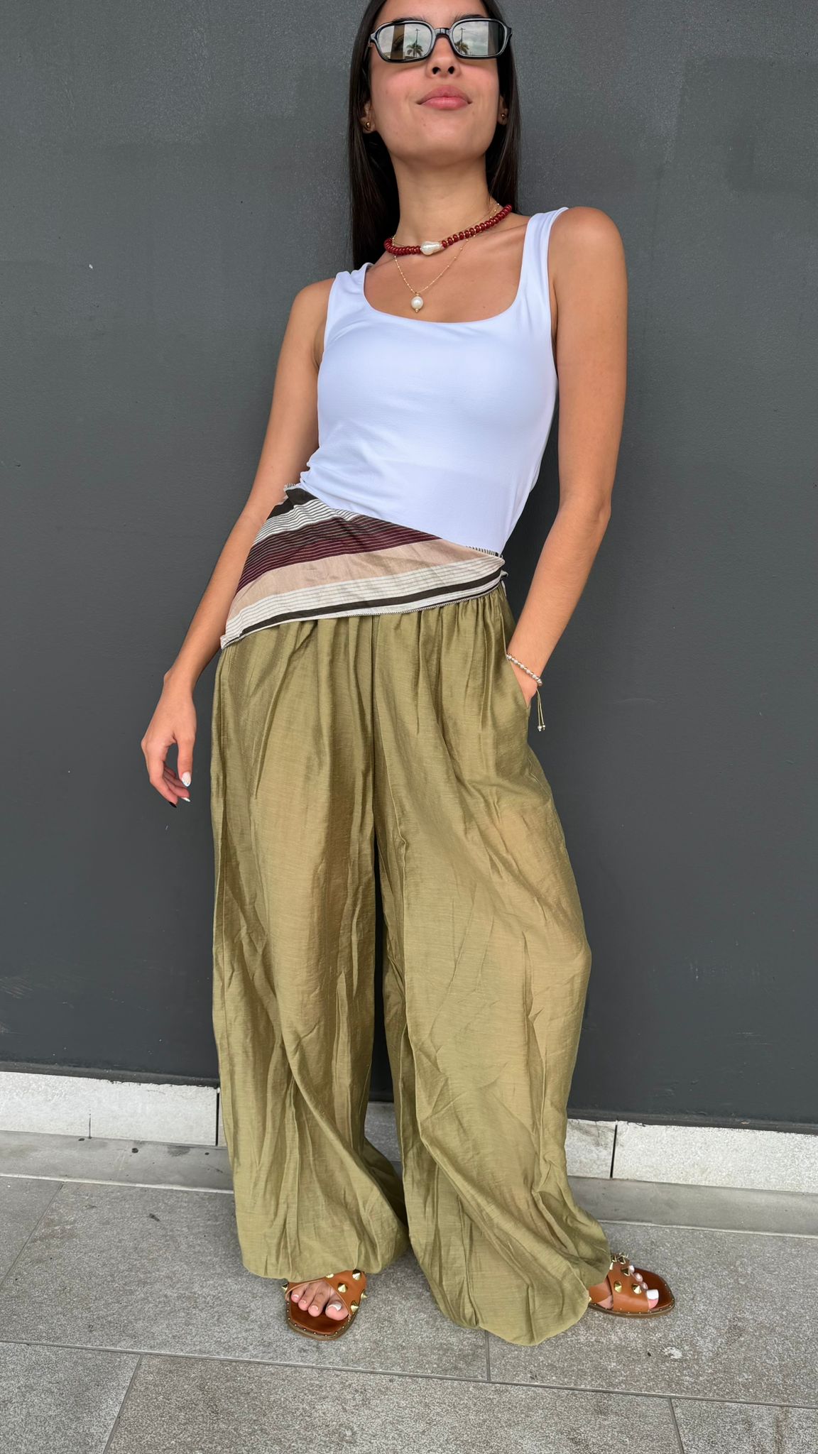 Balloon Silk Pants