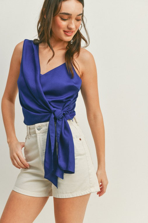 Asymmetric Tie Top