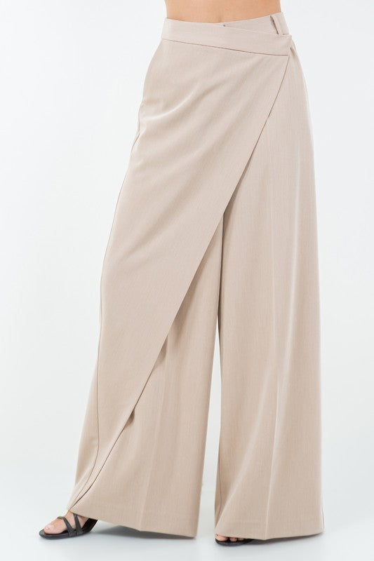 Wrap Wide Pants