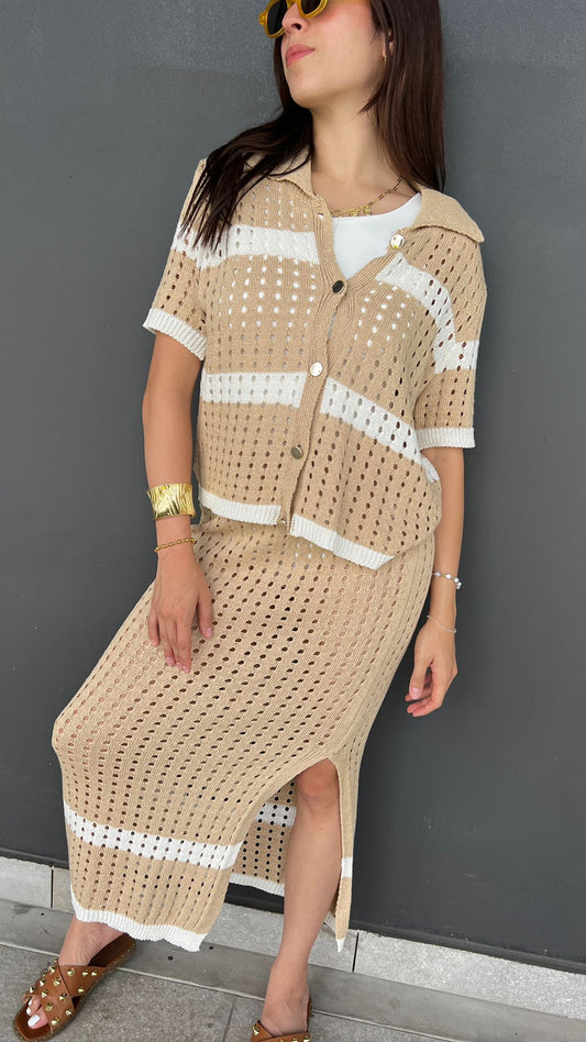 Knit Polo set