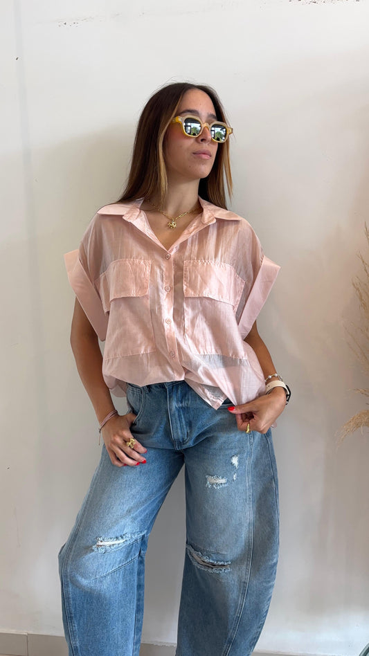 Pamela Pink Blouse