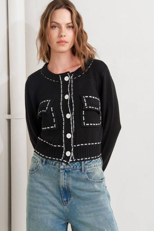 Sandra Black Cardigan