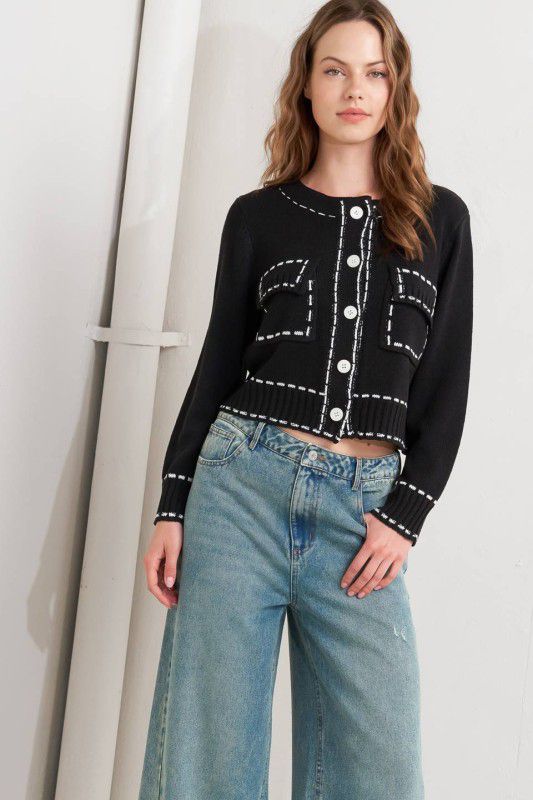 Sandra Black Cardigan