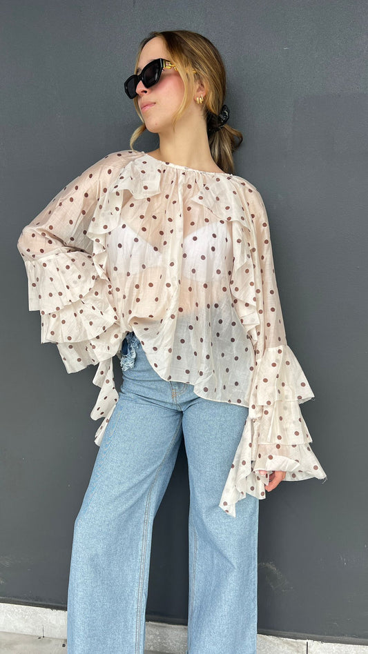 Polka Dots Blouse