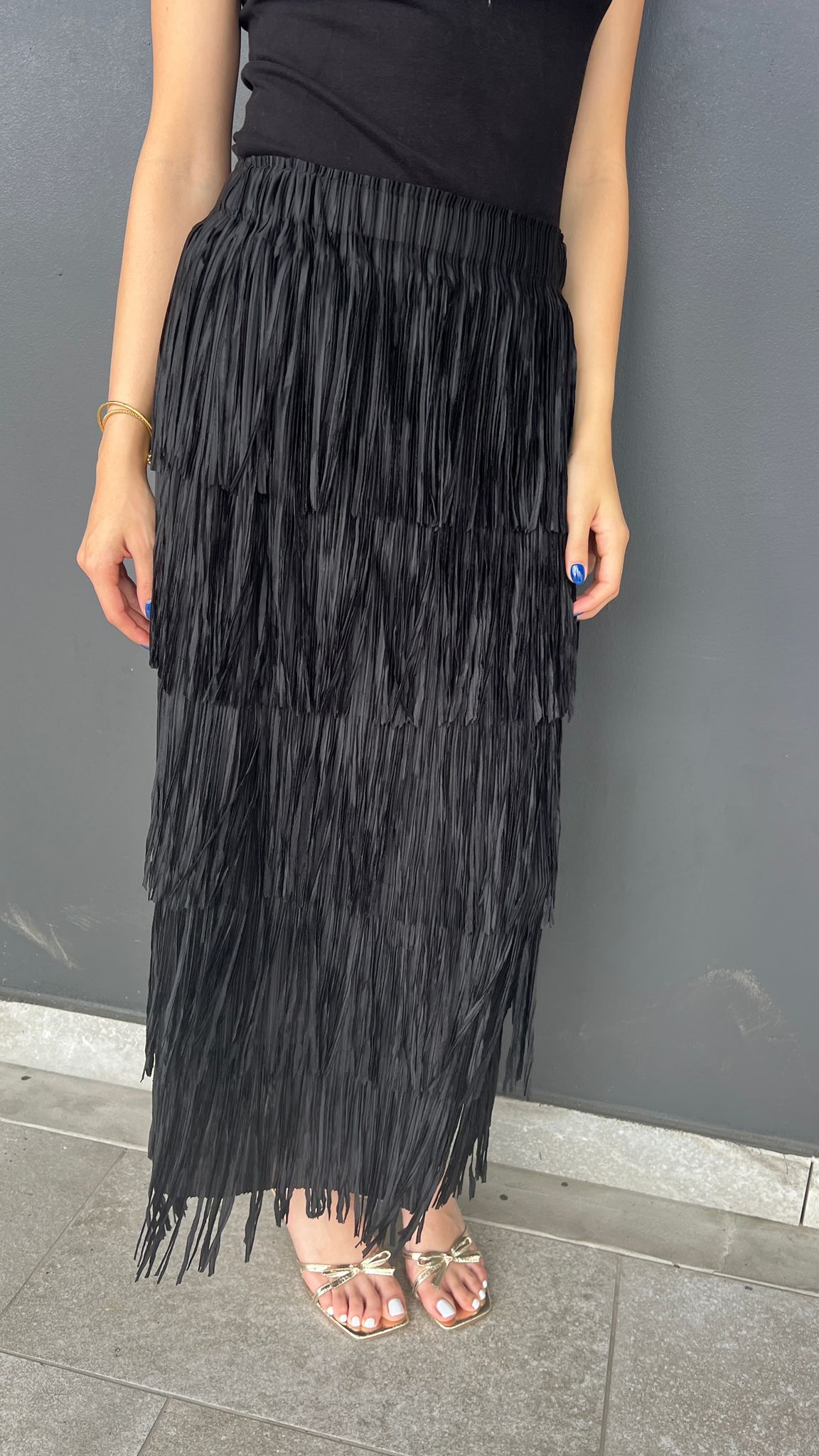 Valeria Fringe Skirt