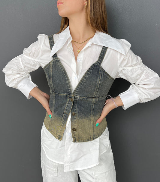 Mitzy Denim Vest