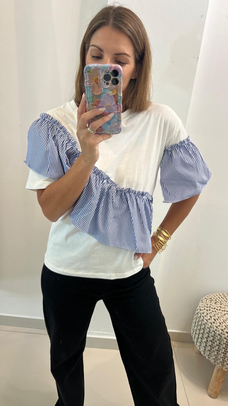 Deborah Ruffle Top