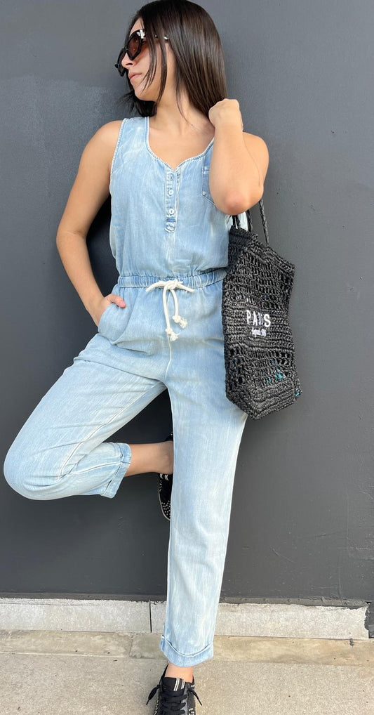 Milena Denim Jumpsuit