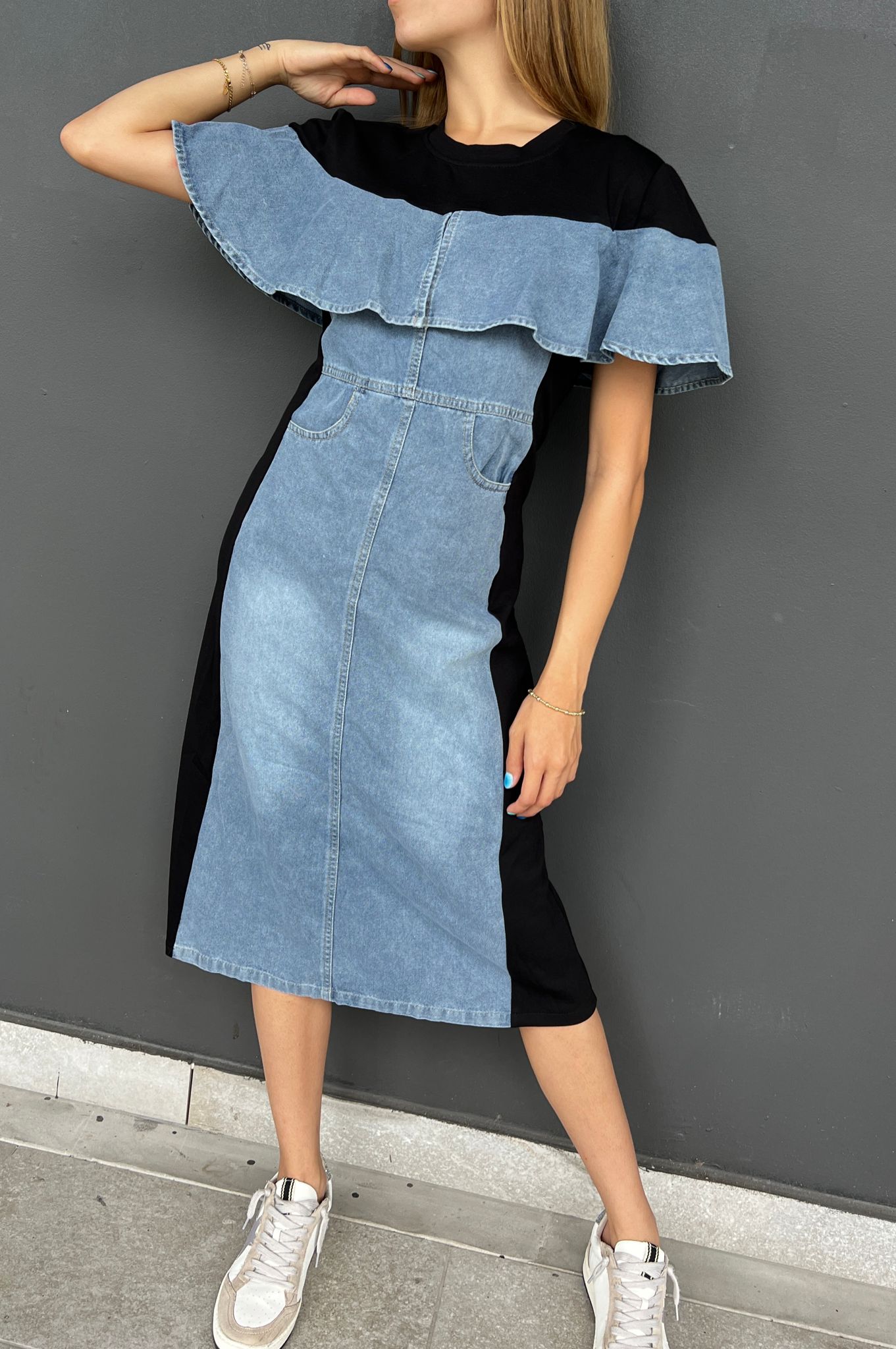 Roxyy Denim Dress