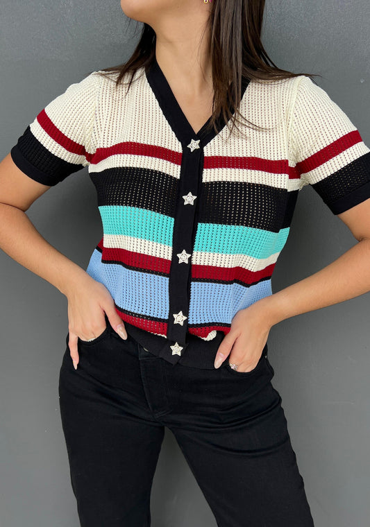 Colorfull Star Sweater