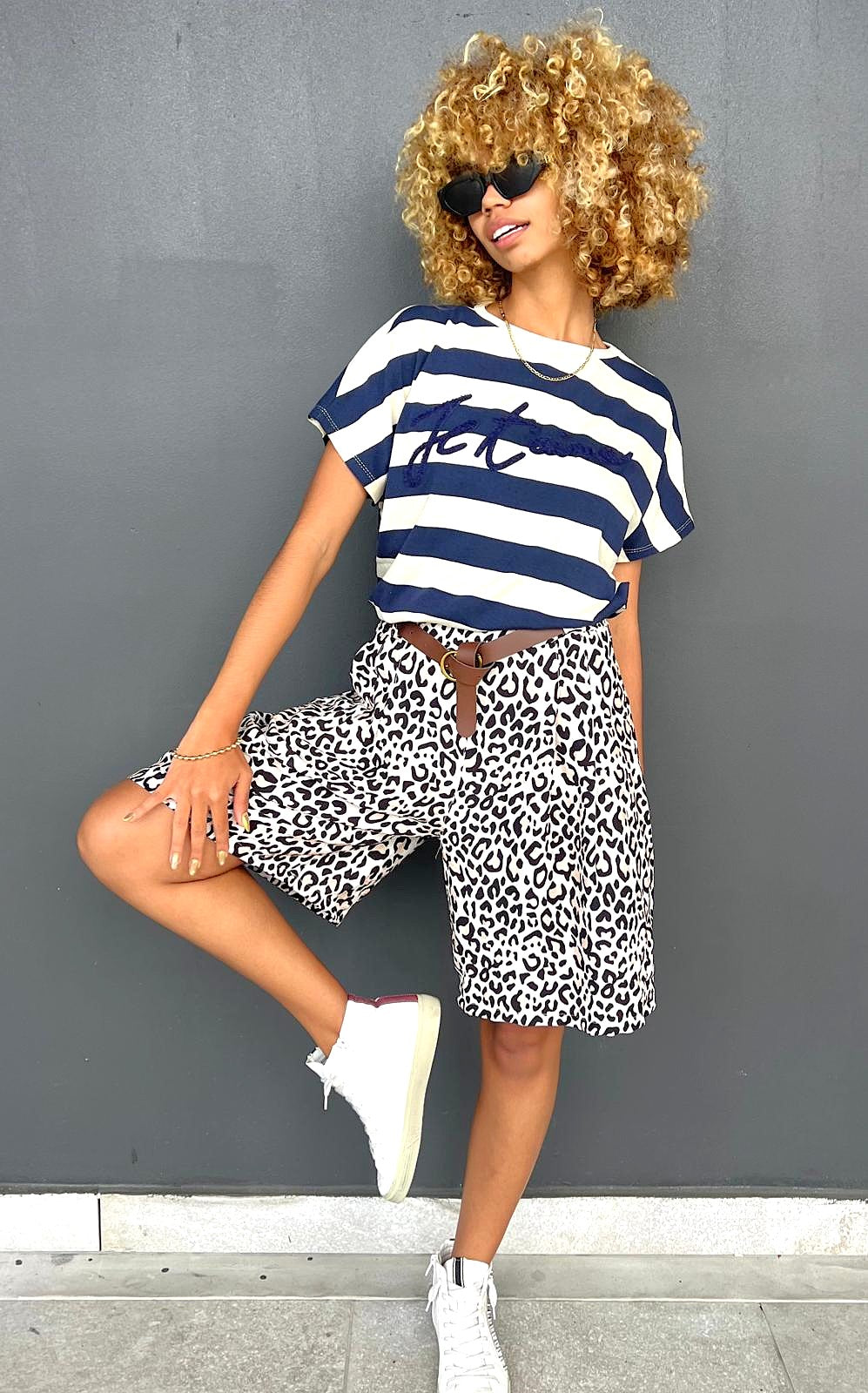 Comfy Bermuda Animal Print