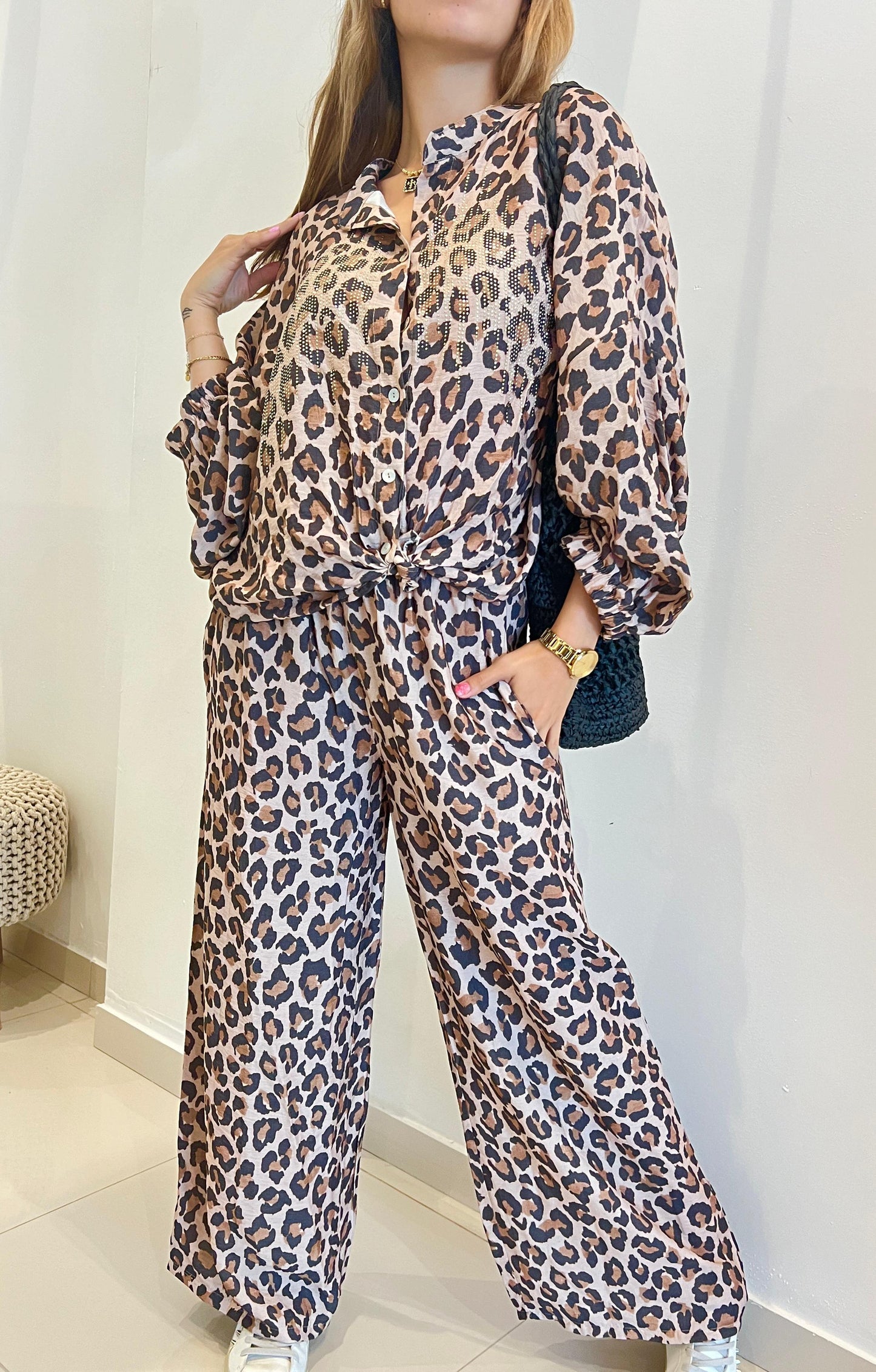 Animal Print Palazzo