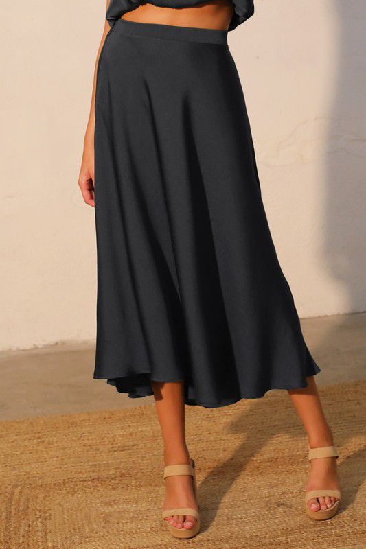 Silk Maxi Skirt