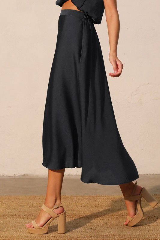 Silk Maxi Skirt