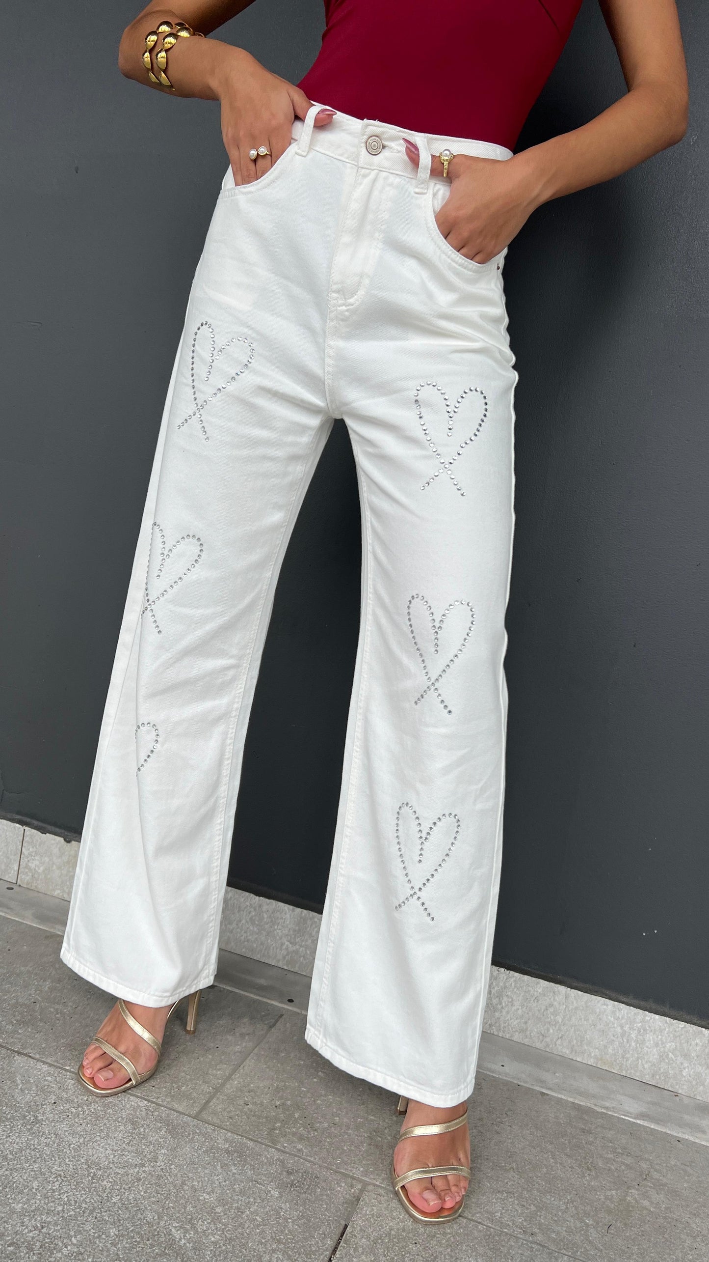 Cristal Heart Pant