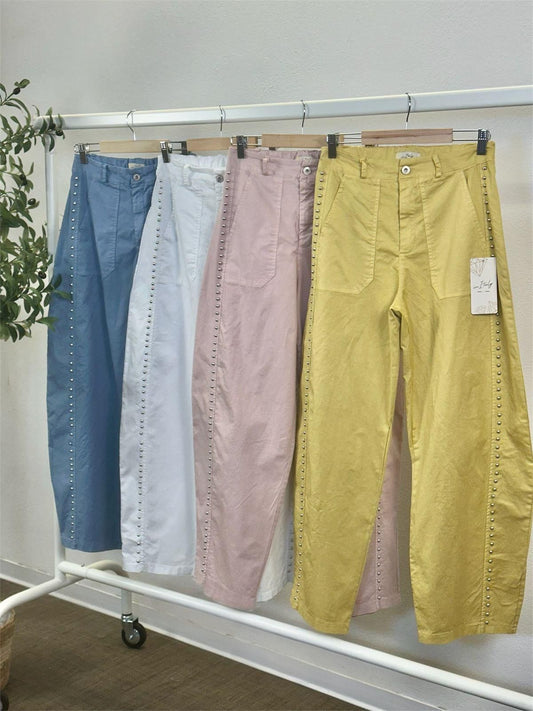 Your Favorite Studs Barrel Pants