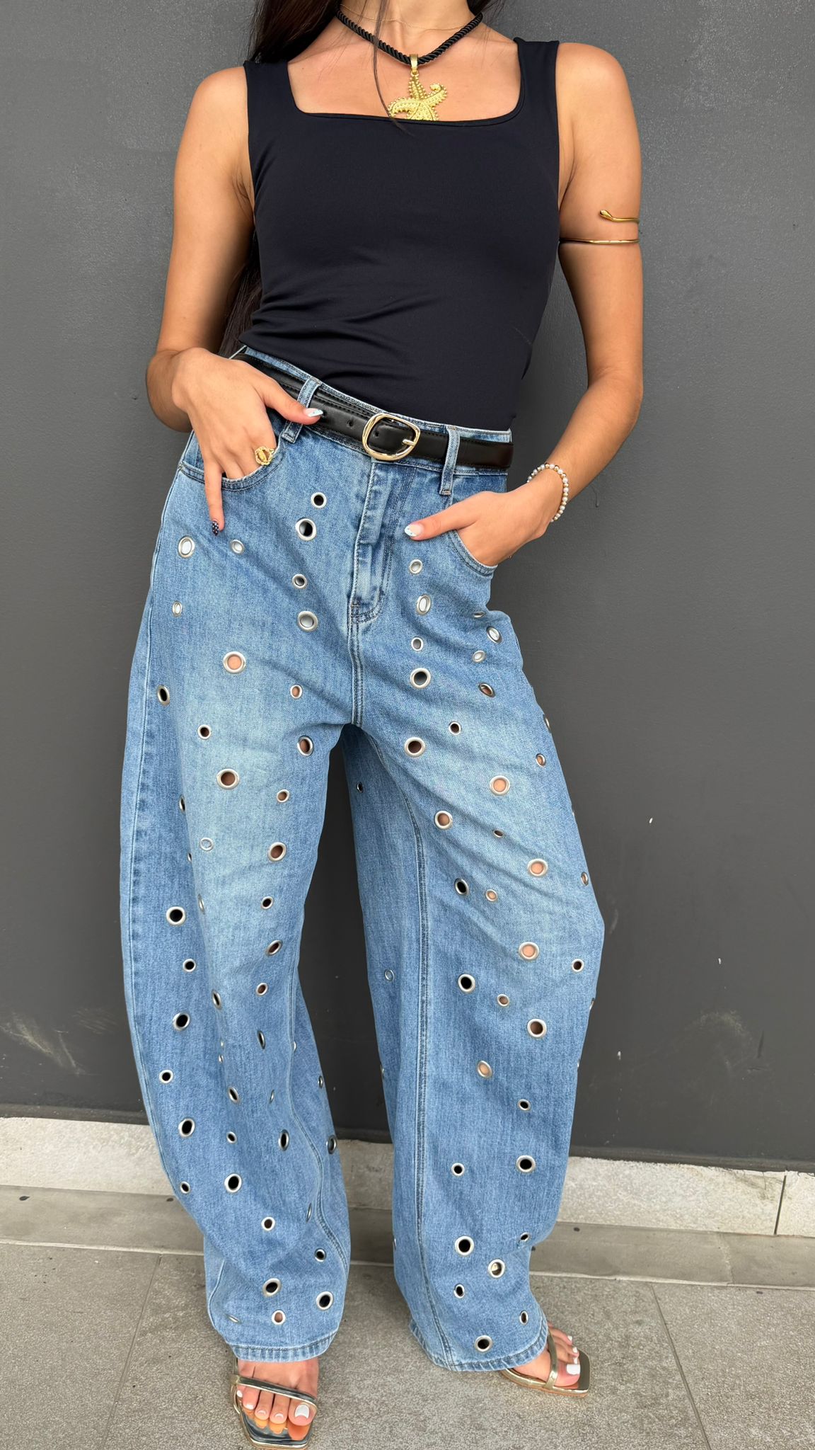 Liliana Barrel Jean