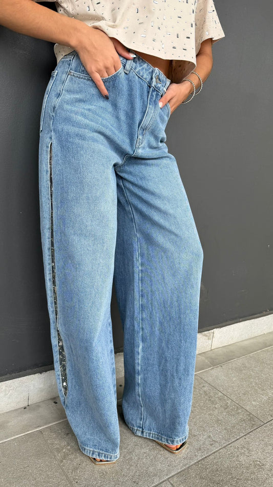 Paola Lace Denim