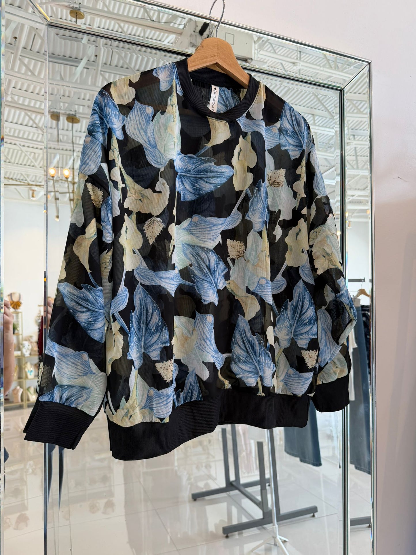 Coastal Collection Boxy Top Long Sleeve