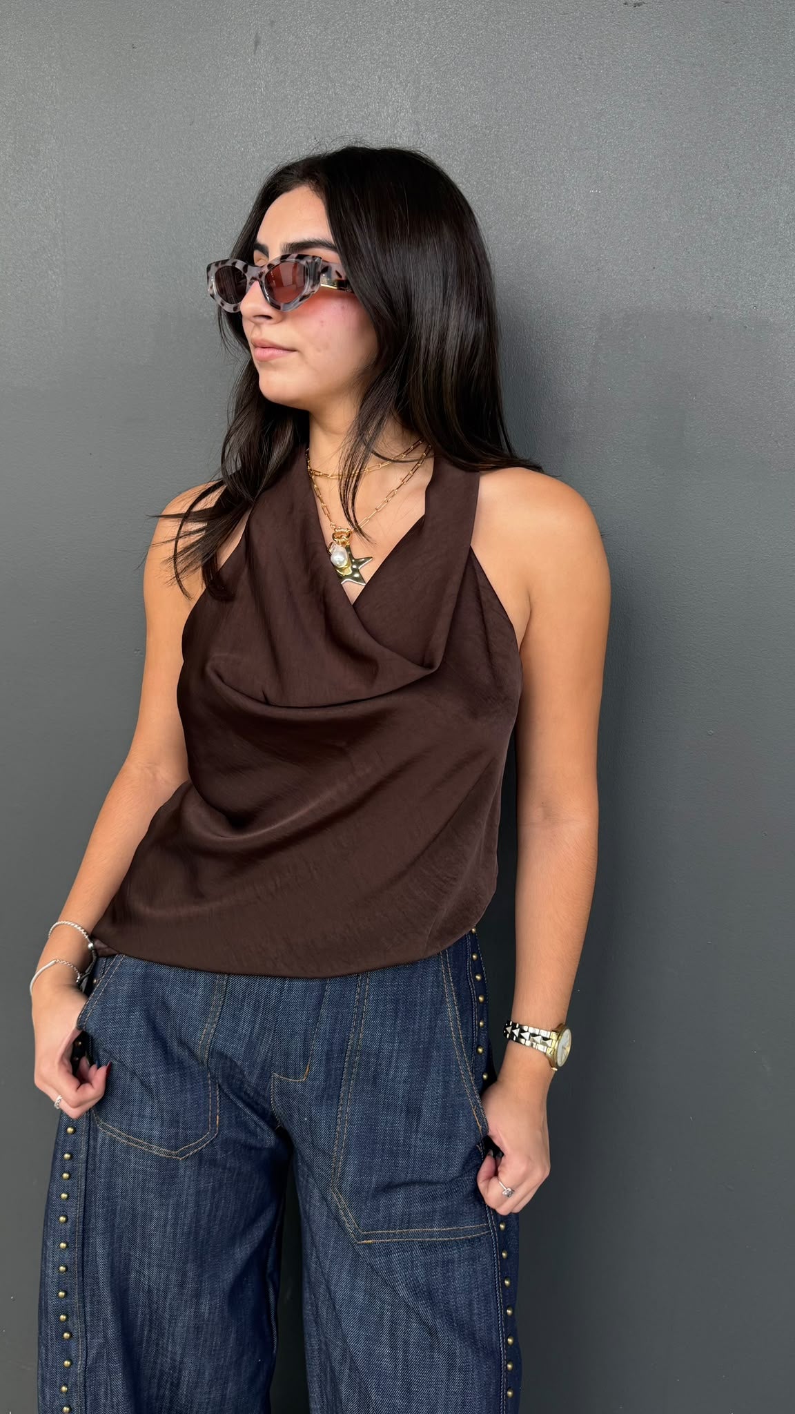 Cowl Neck Blouse