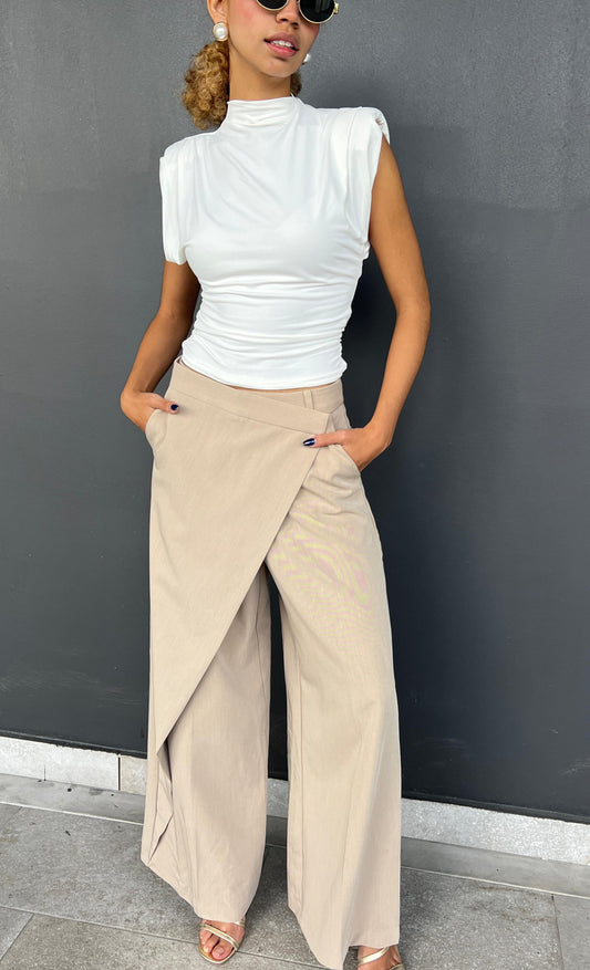 Wrap Wide Pants