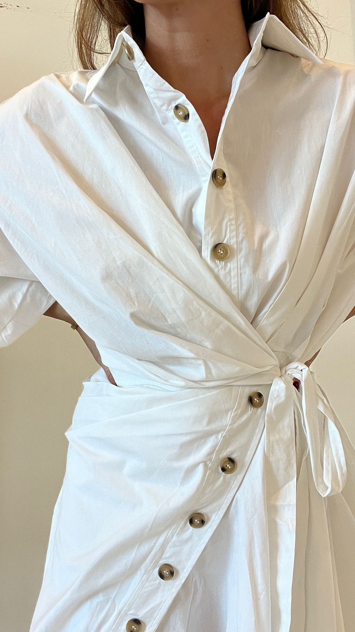 Puffy White Dress