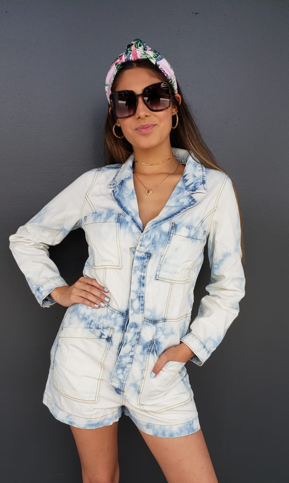 Mara Denim Jumpsuit