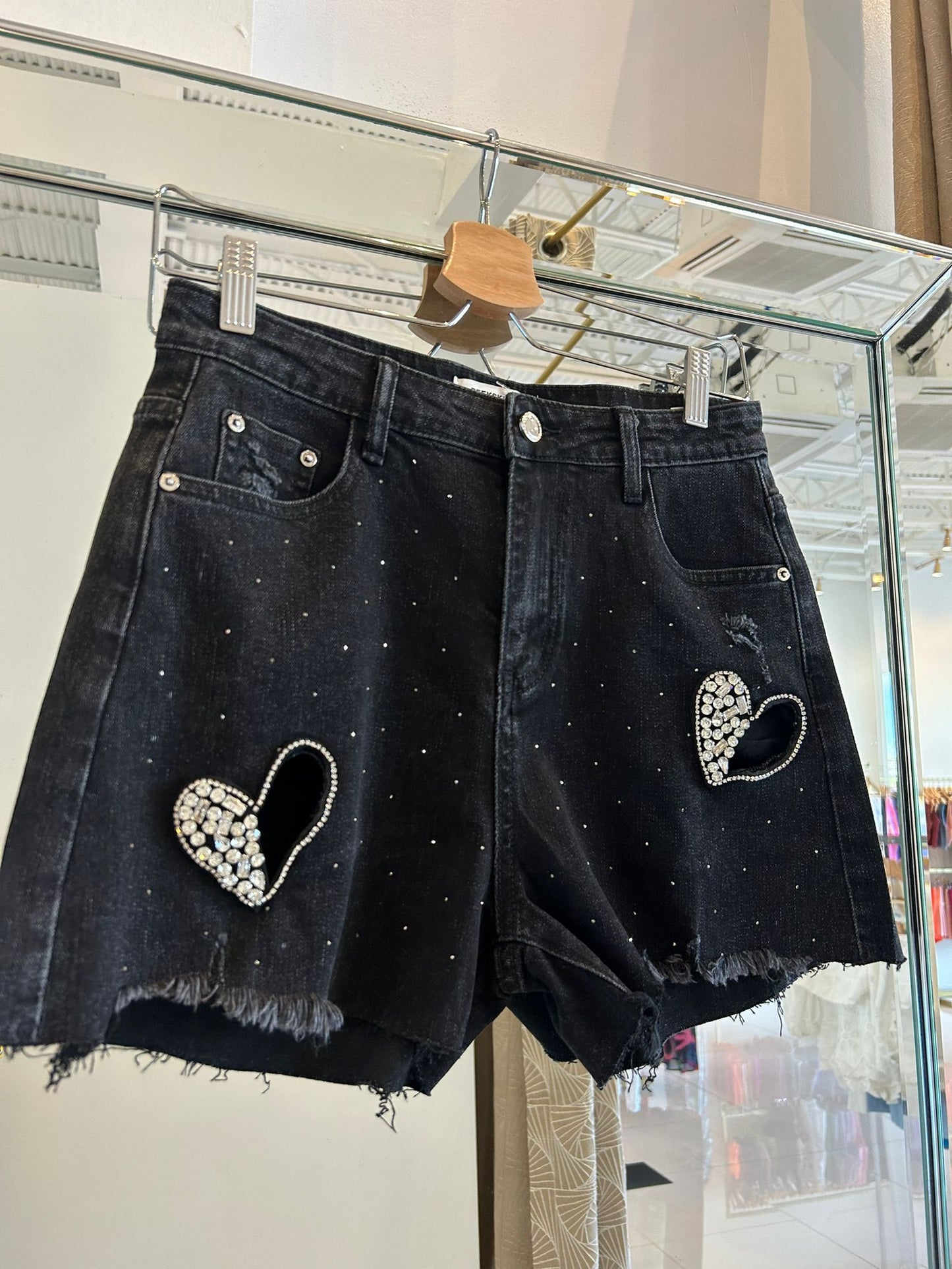 Rhinestone Deni Short